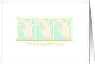 Thinking Of You Lilies card