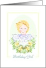 Birthday Girl Hibiscus card