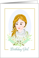 Birthday Girl Calla Lilies card