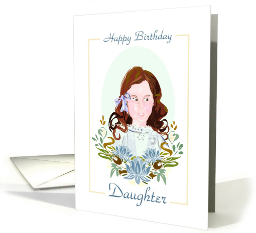 Birthday Daughter Water Lilies card (230017)