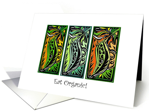 Green Peas Customer Thank You card (232167)