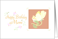 Happy Birthday Mom Peony Card