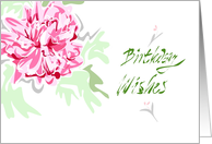 Birthday Peony Card