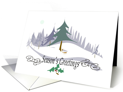 Season's Greetings Christmas card (244515)