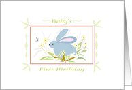 Baby’s First Birthday card