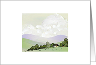 Landscape Art Notecard card