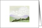 Landscape Art Notecard card
