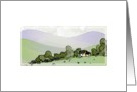 Mountain Landscape Notecard card