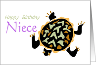  Birthday Turtle Niece card