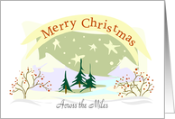 Christmas Across The Miles card