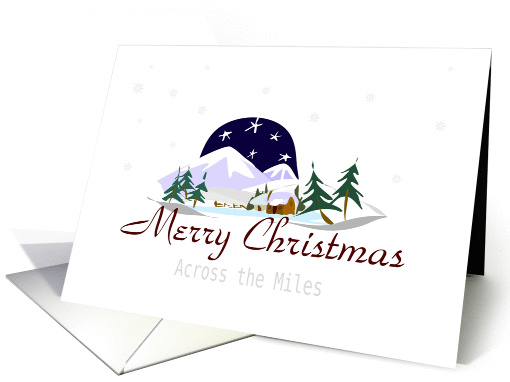 Merry Christmas Across The Miles card (273877)