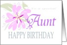 Happy Birthday Special Aunt card