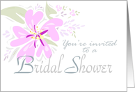 Bridal Shower Invitation card