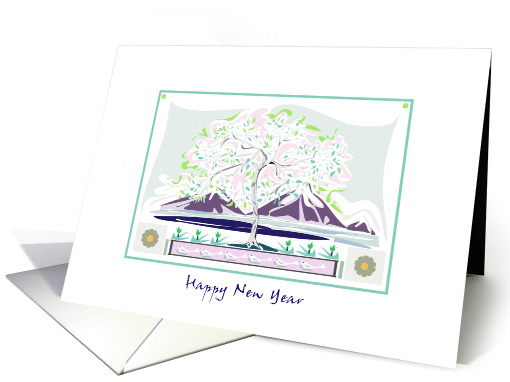 Happy New Year Greetings card (325527)