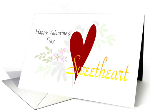 Sweetheart Valentine's Wishes card (337650)