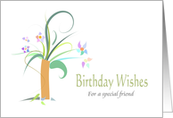 Birthday Wishes Special Friend card