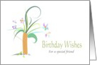 Birthday Wishes Special Friend card