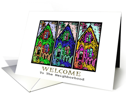 New Home Neighborhood Welcome Wagon card (339145)