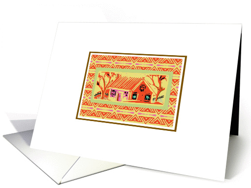 Blank Note Card Cabin card (341741)