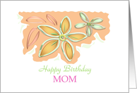 Happy Birthday Mom card