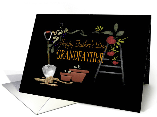 Grandfather Father's Day Gardener card (434408)