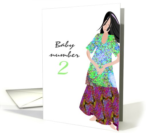 We're Having Second Baby card (447291)