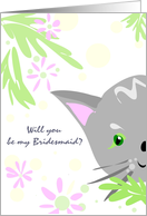Be my Bridesmaid Cat