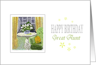 Great Aunt Birthday card