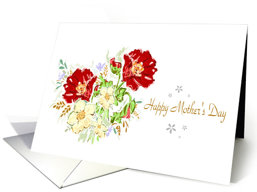 Mother's Day Poppies card (617025)