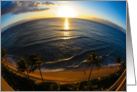 Maui Sunset card