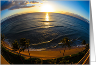 Maui Sunset card