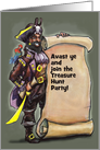 Pirate Treasure Hunt Invitation card