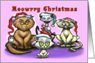 Meowrry Christmas card