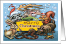 Merry Christmas Critters card