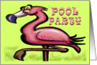 Flamingo card