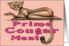 Prime Cougar Meat card