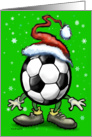 Soccer Christmas card