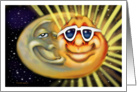 Moon Sun card