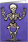 Halloween Skeleton card