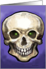 Halloween Skull card