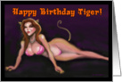 Happy Birthday Tiger card