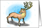 Christmas Reindeer card