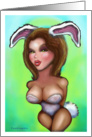 Sexy Easter Bunny card