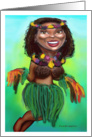 Hula Dancer Card
