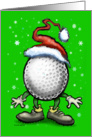 Golf Christmas Card