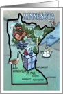 Greetings from Minnesota card