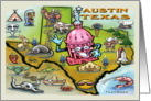 Greetings from Austin Texas card
