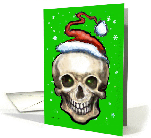 Christmas Skull card (1195404)