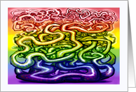 Interwoven Rainbow Vines card