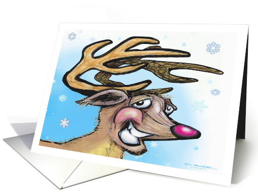 Cheeky Reindeer card (1753086)